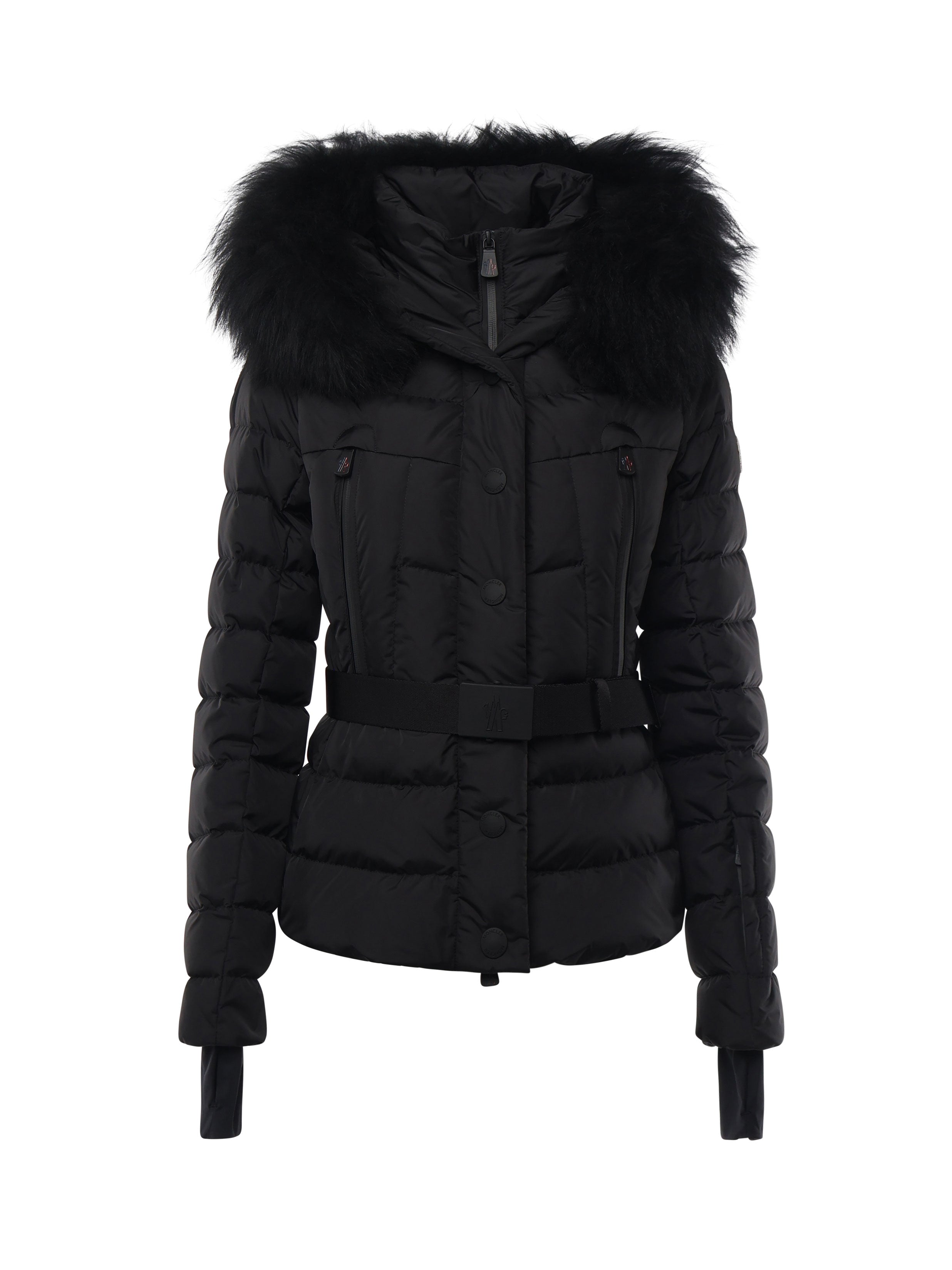 Moncler Coats Black Polyamide