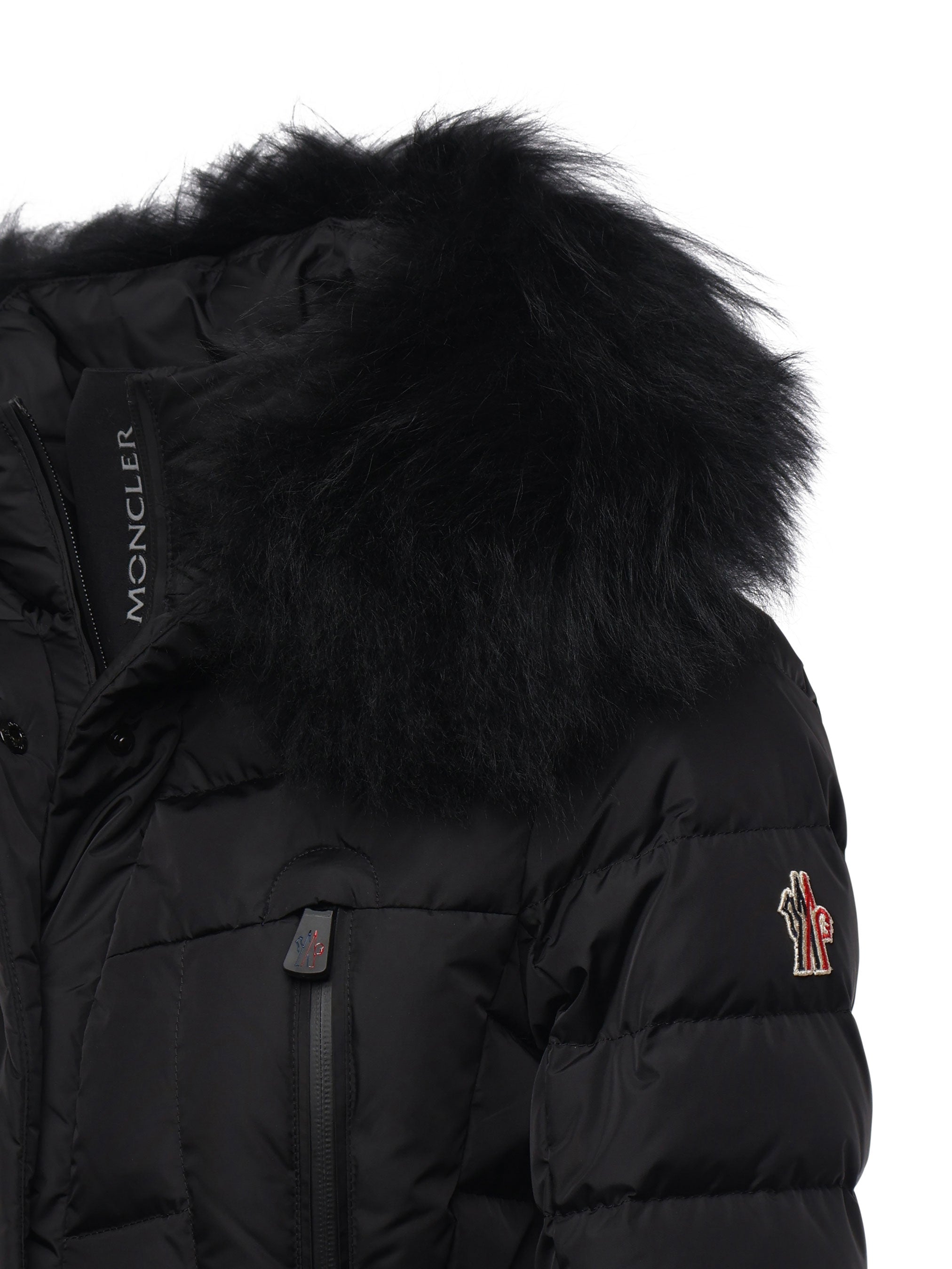 Moncler Coats Black Polyamide