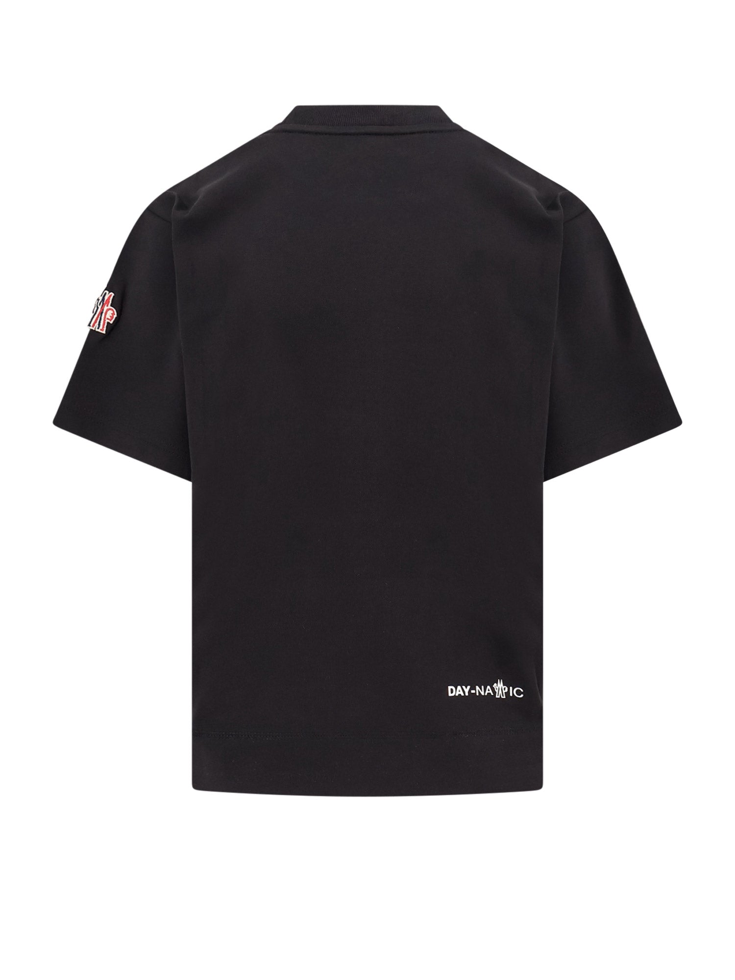MONCLER GRENOBLE T-shirts and Polos Black 100 % Cotone