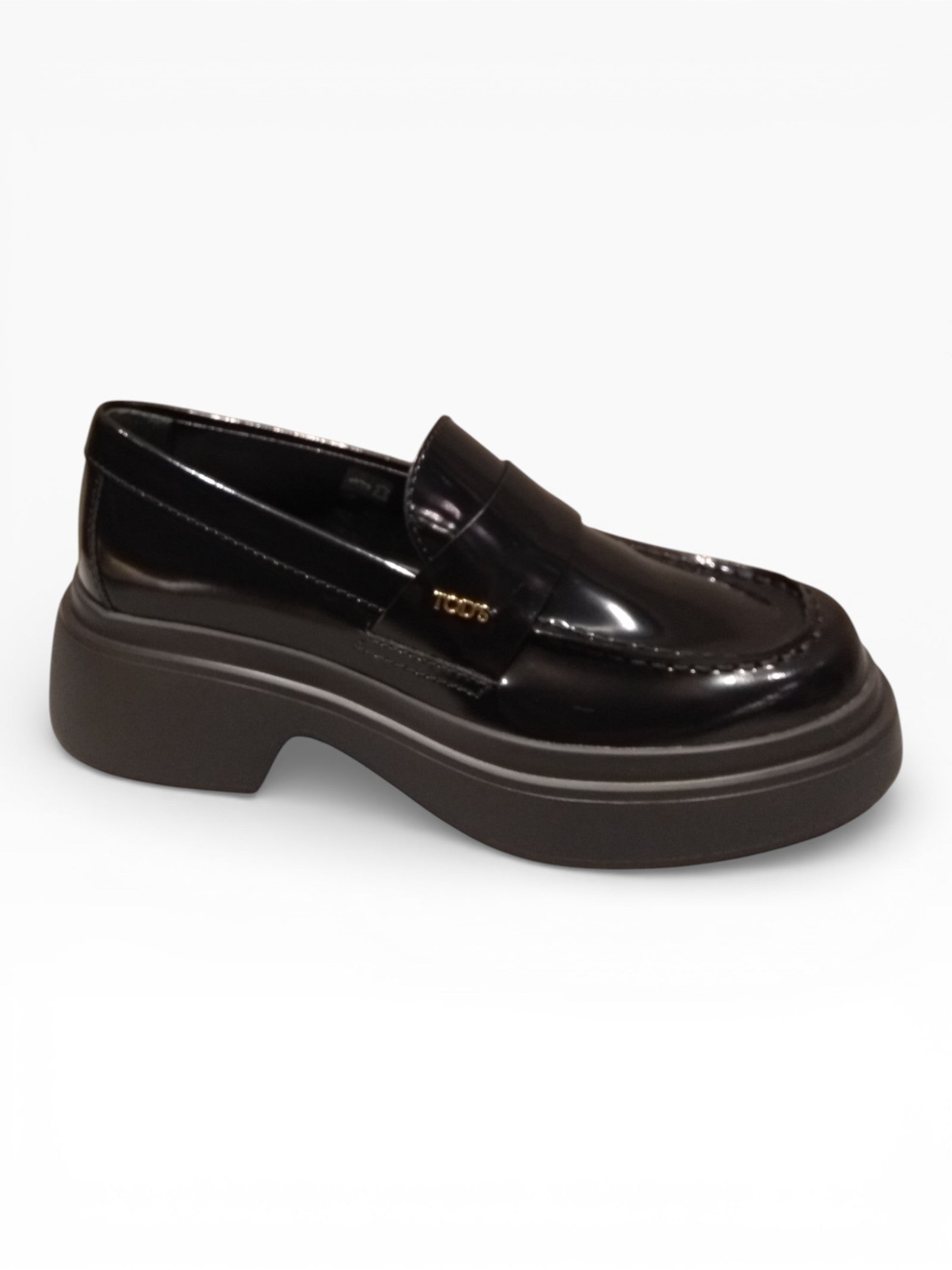 Gomma 74l Mocassino Black Calf Leather | Shoe