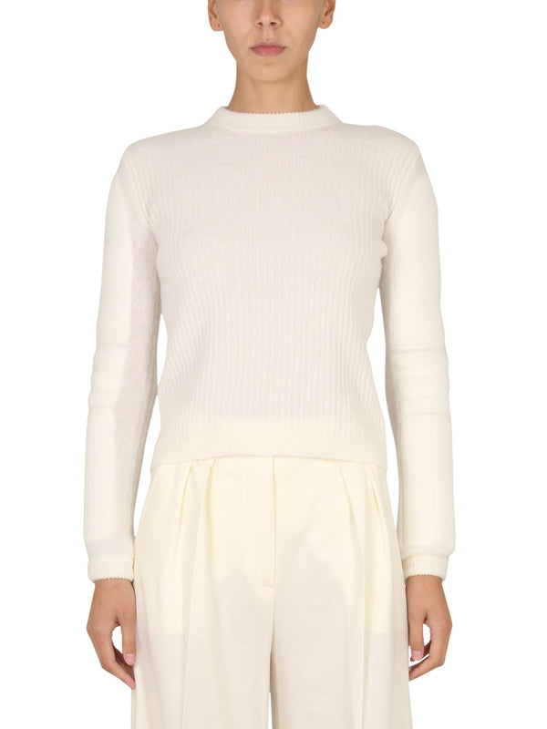 Knit Jumper Smirne Mohair White Jumpers