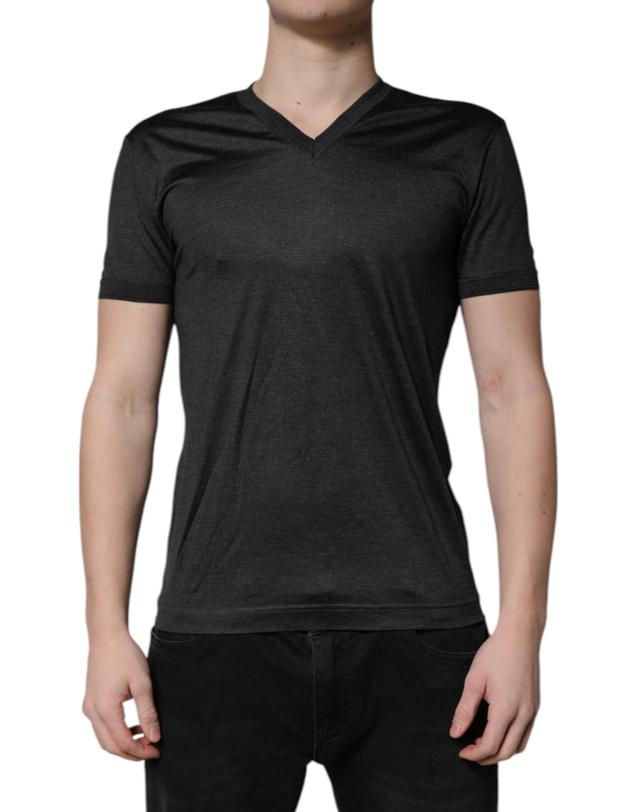 Dolce & Gabbana 100% Silk t-shirt in gray