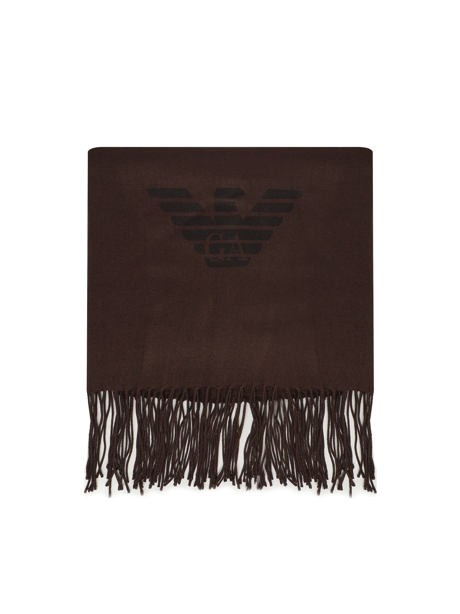 Emporio Armani Scarfs Brown Polyester