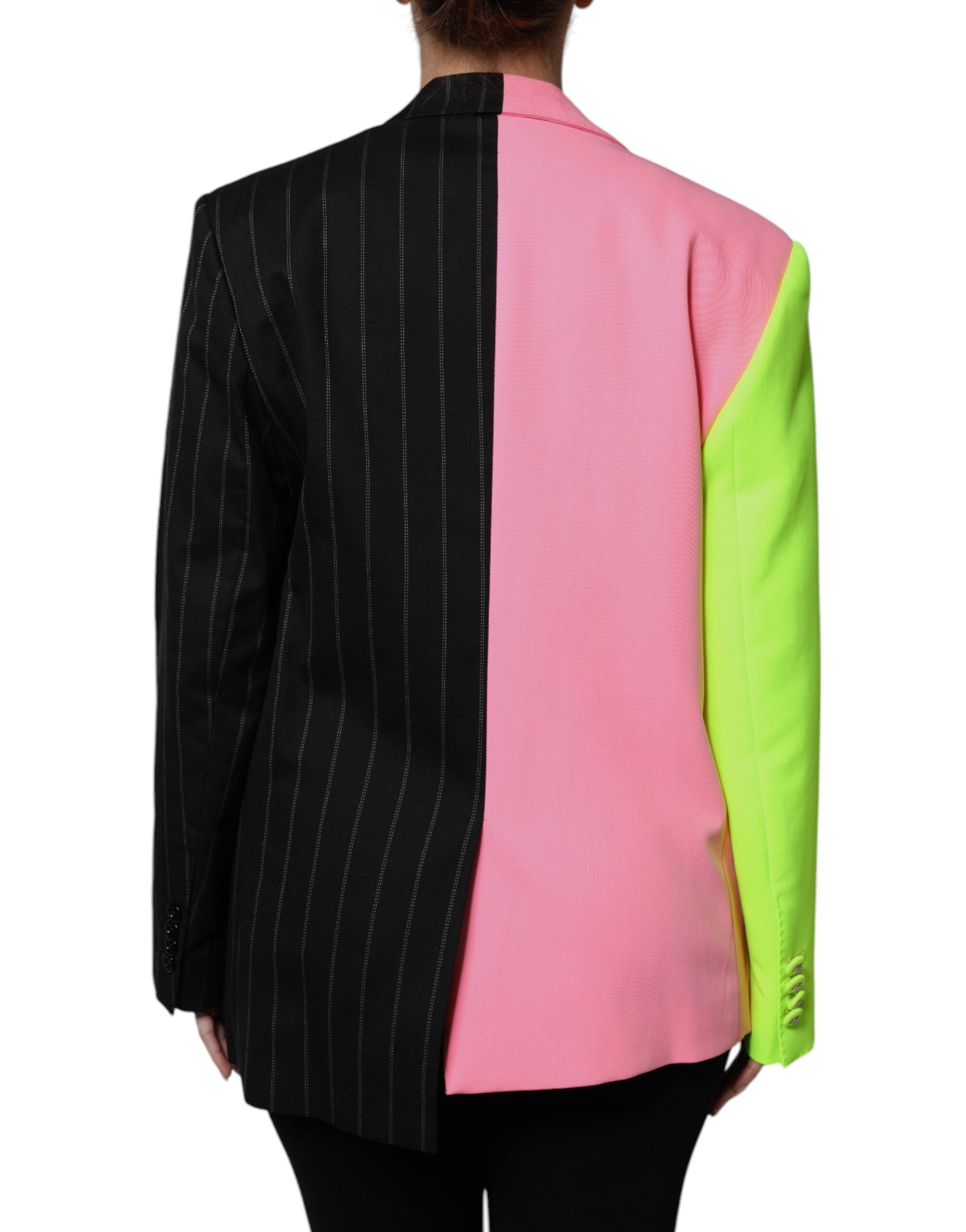 Dolce & Gabbana 46% Cotton 42% Polyester 10% Viscose 2% Elastane; Lining: 50% Silk 50% Polyester blazer in multicolor — view 2
