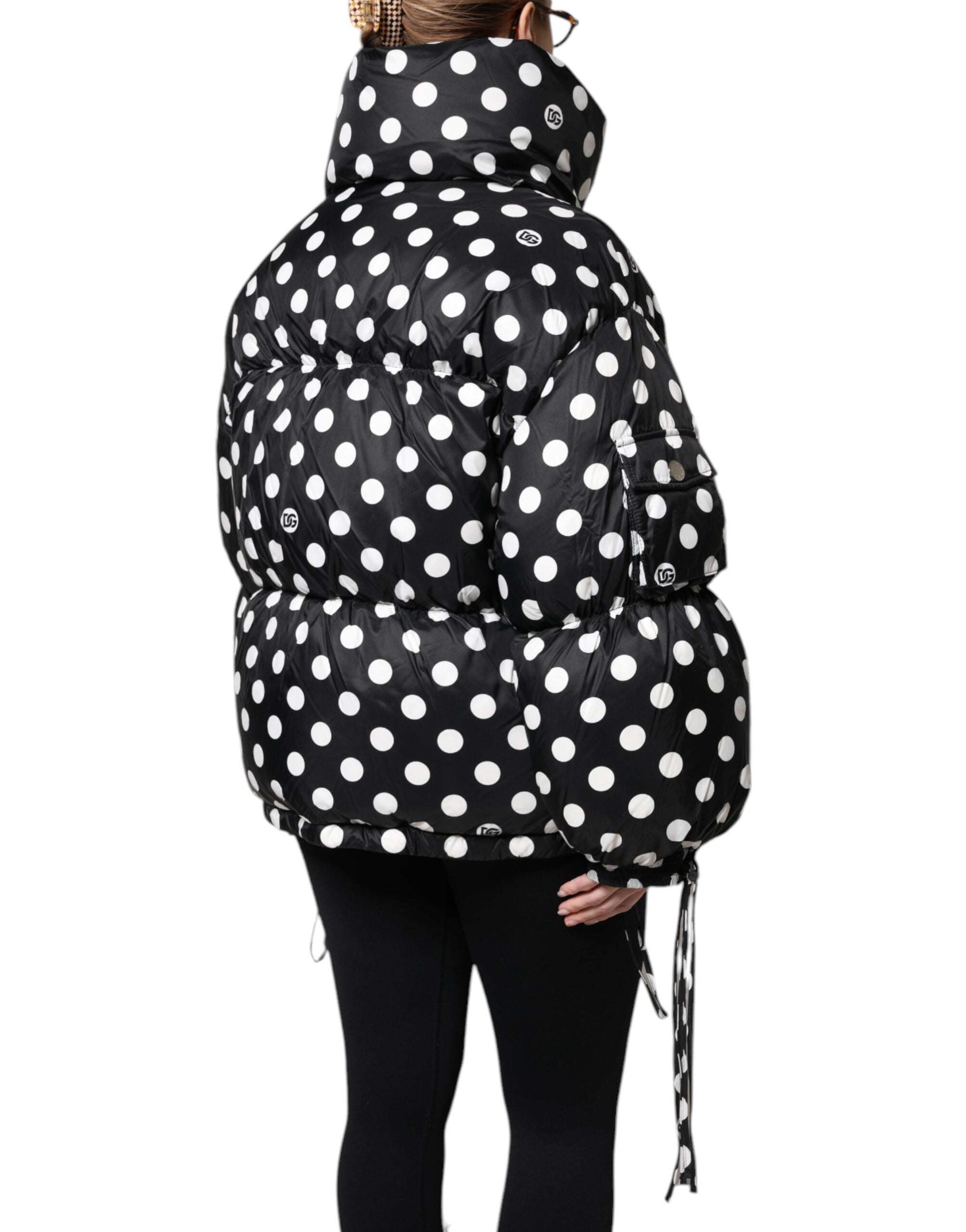 Dolce & Gabbana 100% Nylon puffer jacket in black — view 5