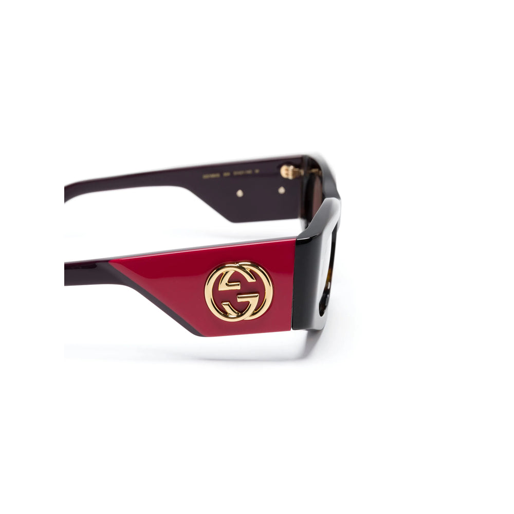 Eyewear Gucci Purple/brown Acetate: 100. Eyewears