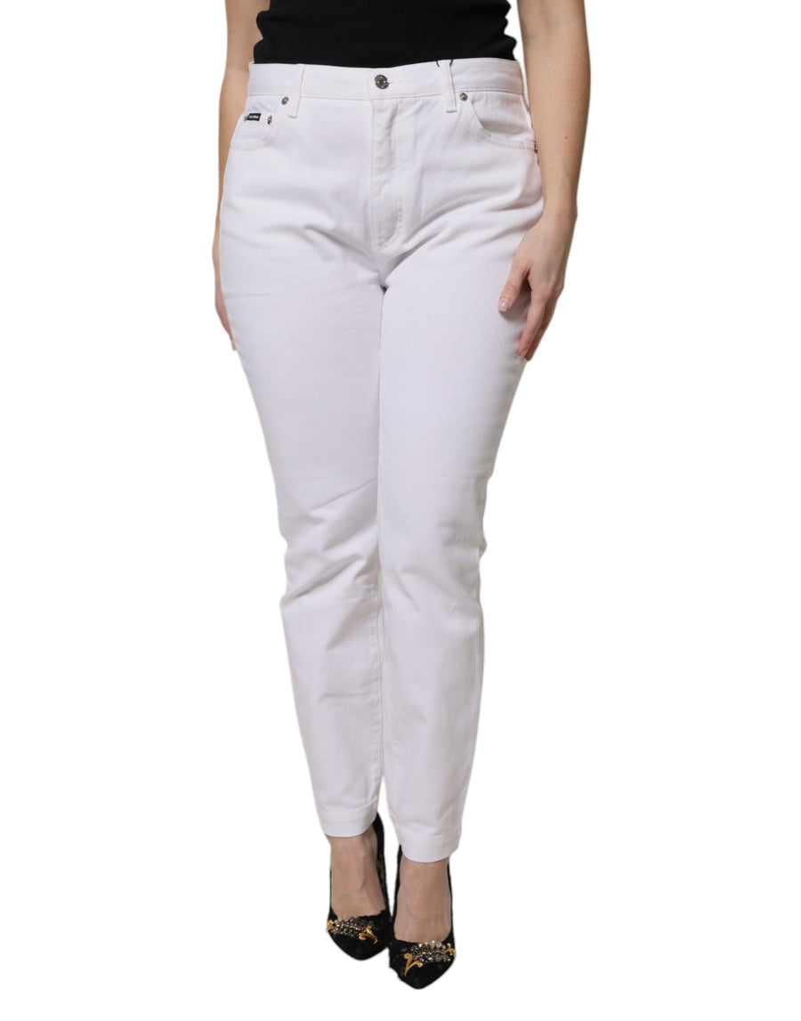Dolce & Gabbana 97% Cotton 3% Elastane jeans in white