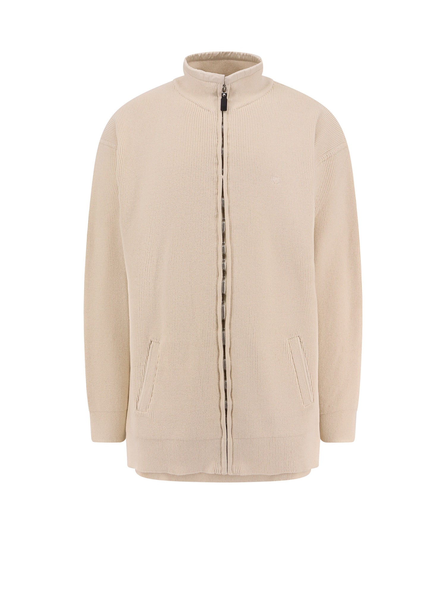 Balenciaga Sweaters Beige Cotone Poliestere