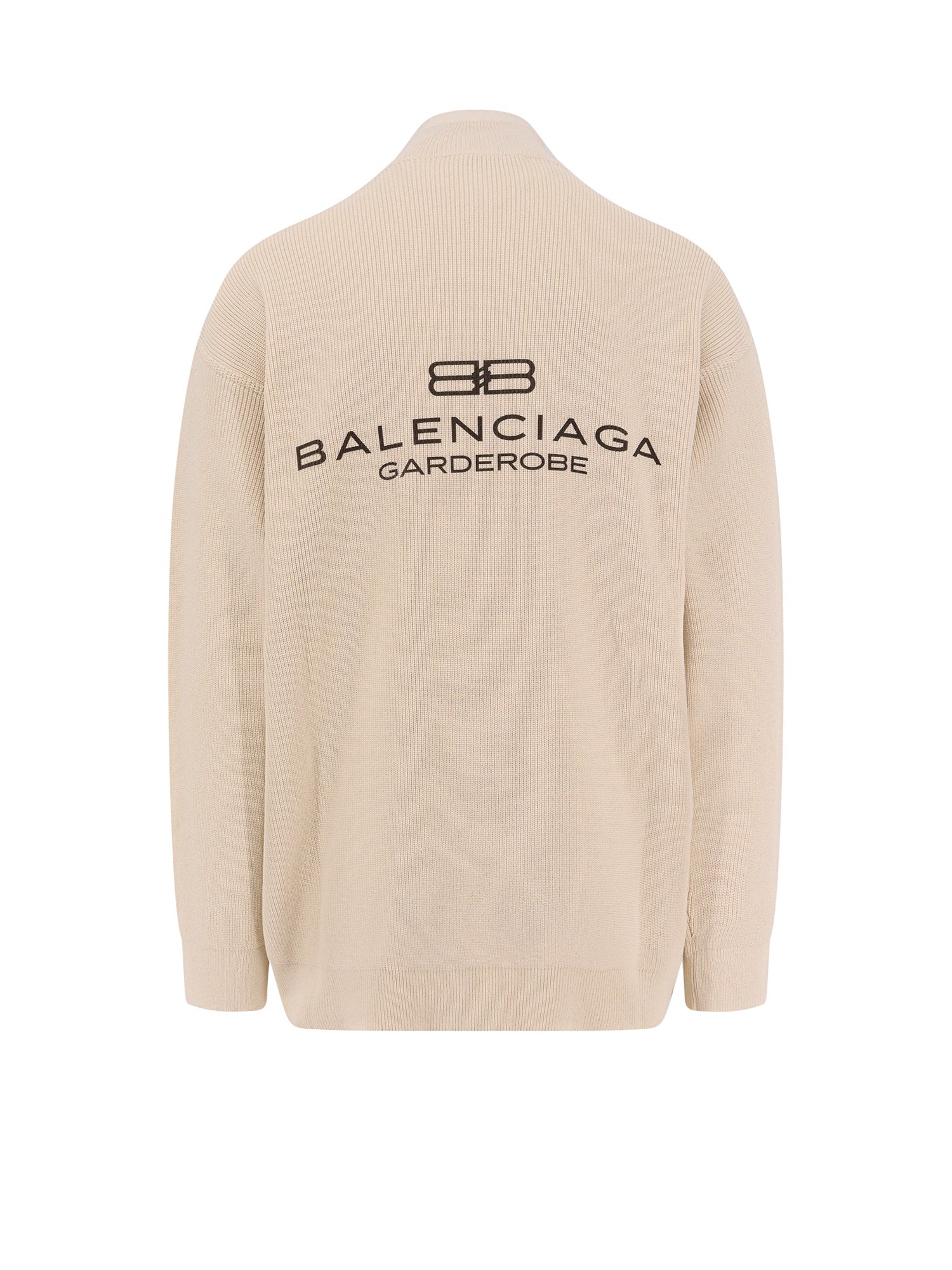 Balenciaga Sweaters Beige Cotone Poliestere