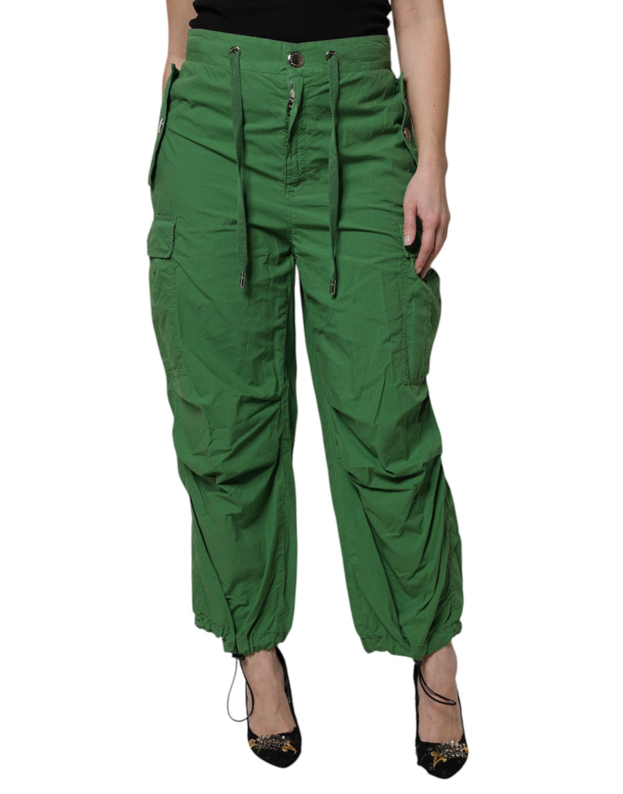 Dolce & Gabbana 98% Cotton 2% Elastane cargo pants in green