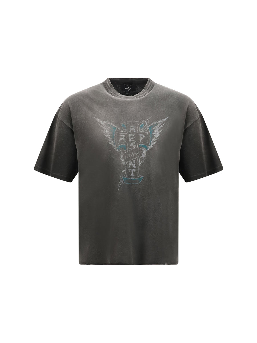 Represent 100% Cotton t-shirt in black