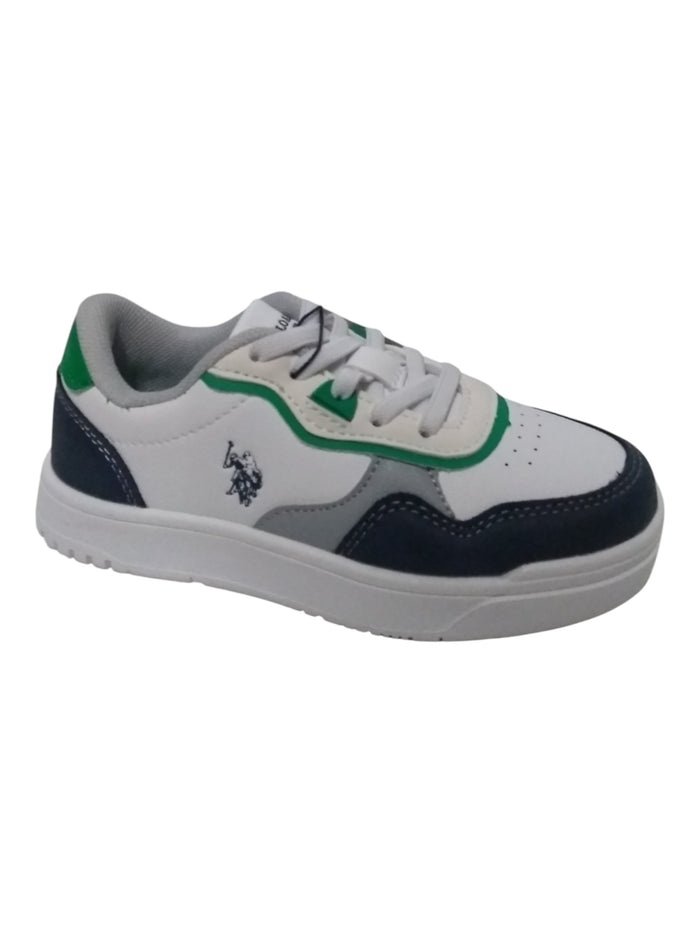 Cemented Sneakers Elastic Laces White