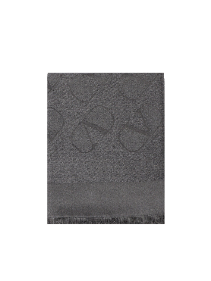 Valentino Garavani Scarfs Grey Silk