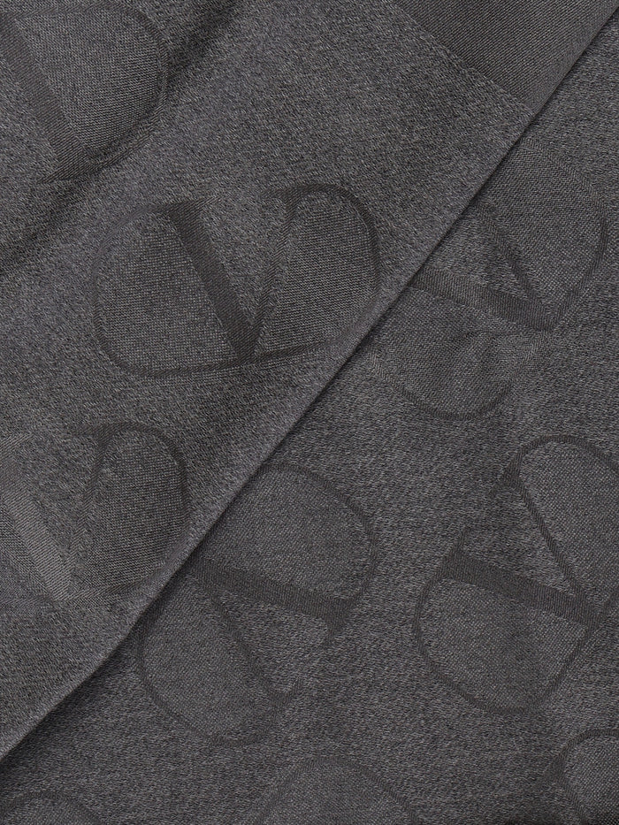 Valentino Garavani Scarfs Grey Silk