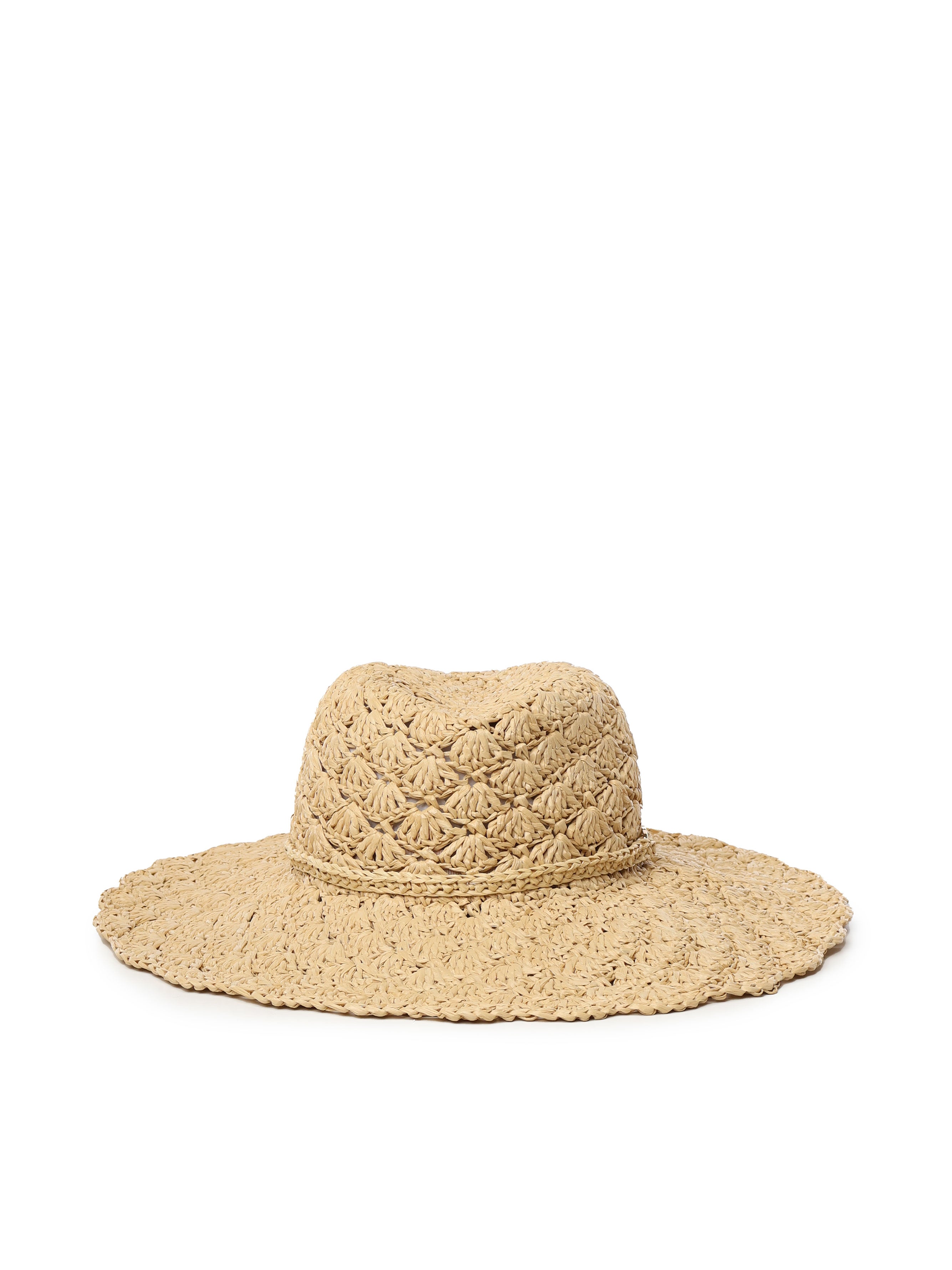 Valentino Garavani Hats Beige Raffia