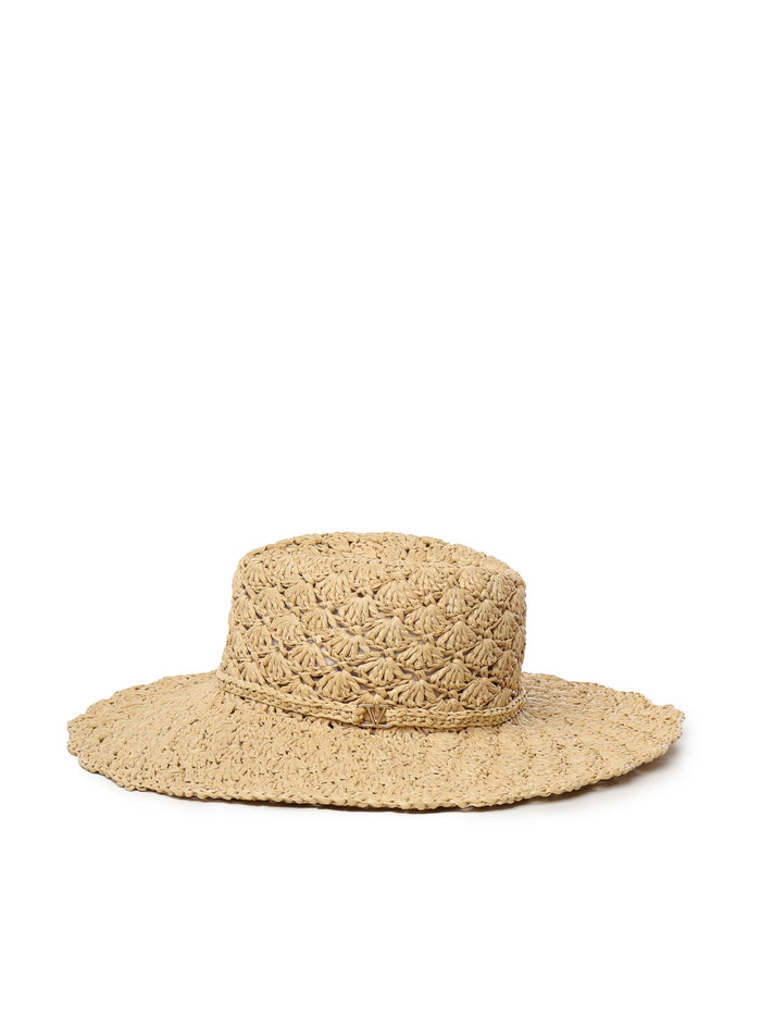 Valentino Garavani Hats Beige Raffia