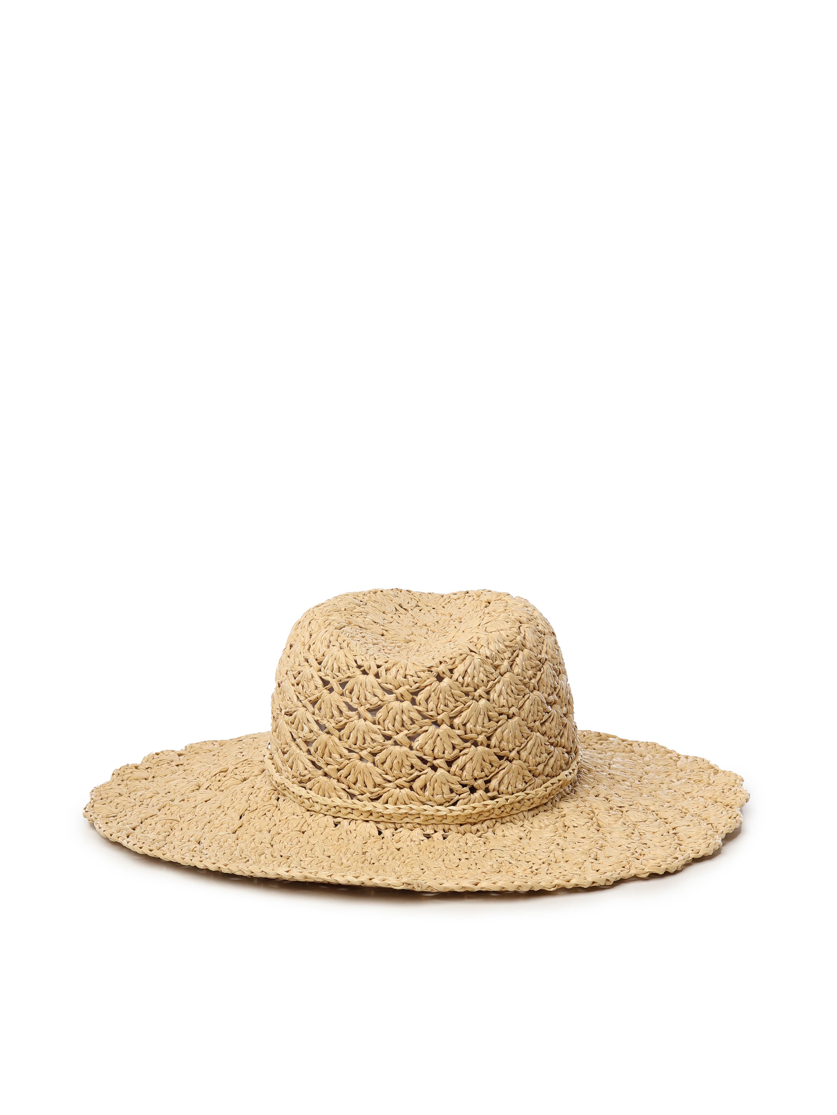 Valentino Garavani Hats Beige Raffia