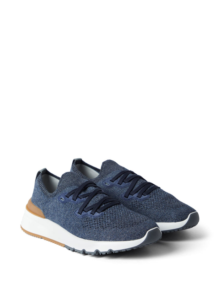 Knit Runners Blue Calzature