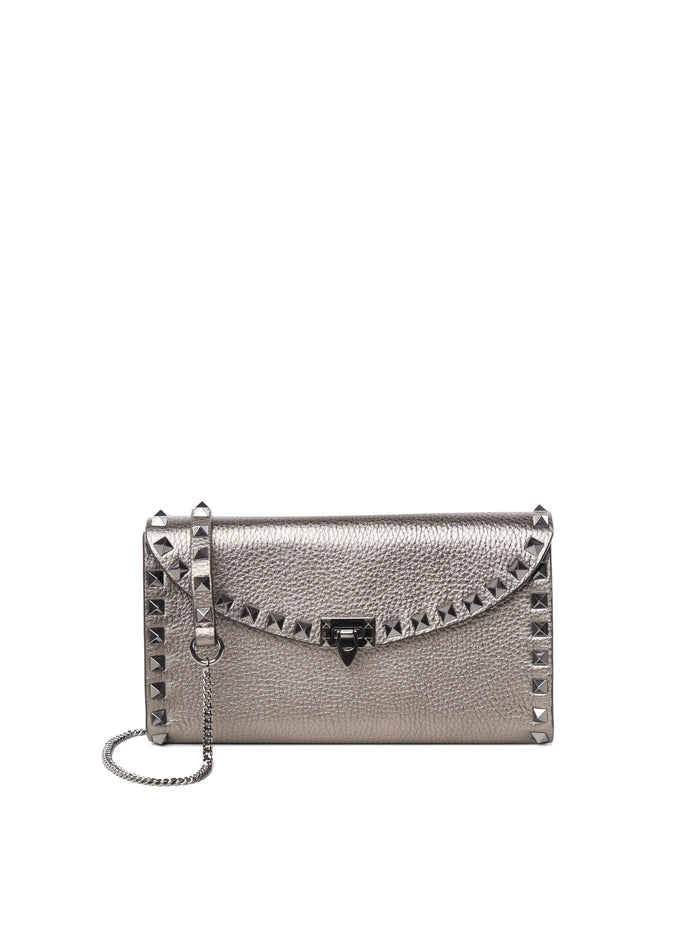 Valentino Garavani Wallets Silver Calfskin