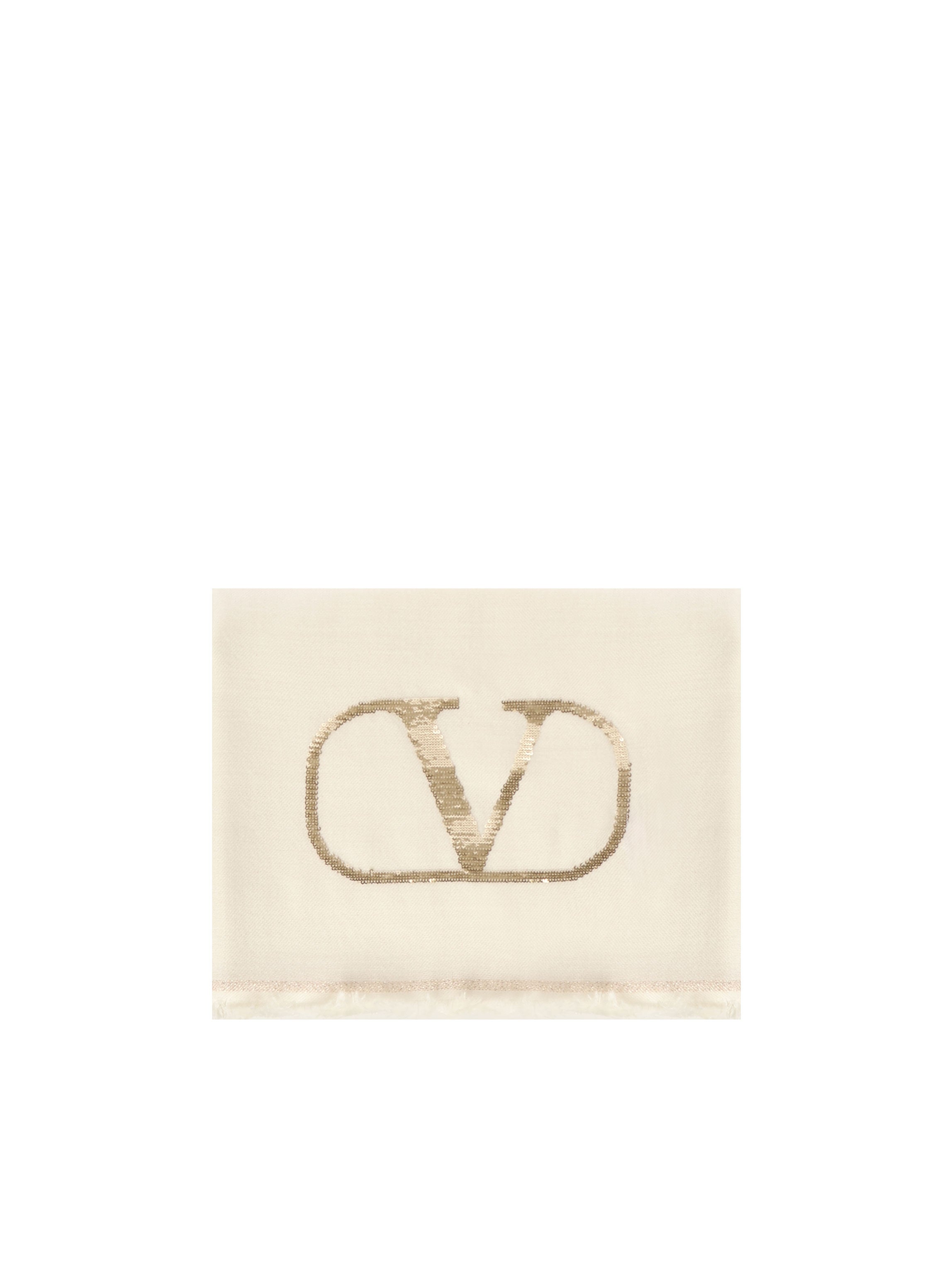 Valentino Garavani Scarfs Beige Cashmere