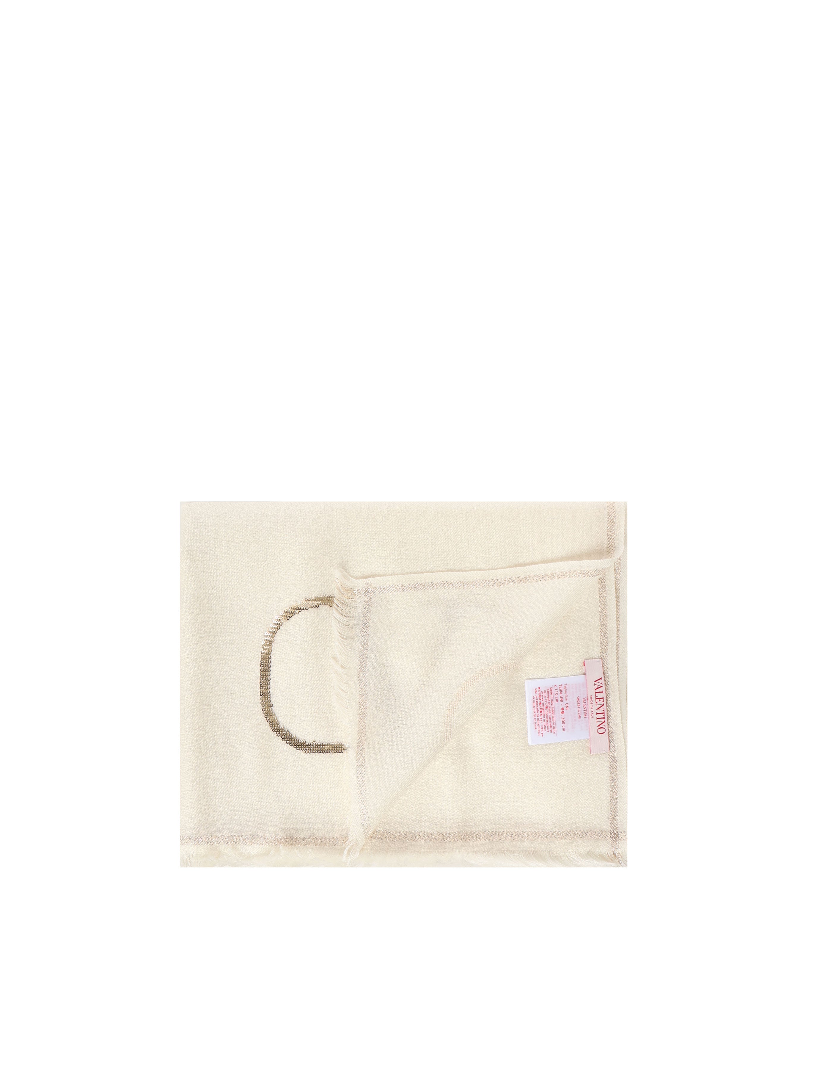 Valentino Garavani Scarfs Beige Cashmere