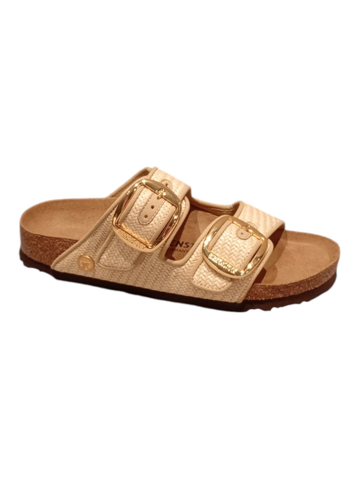 Arizona Big Buckle Nude & Neutrals Calf Leather | Shoe