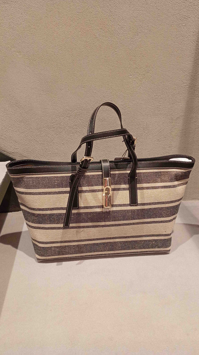 Debby L Tote Blue Calf Leather | Bag