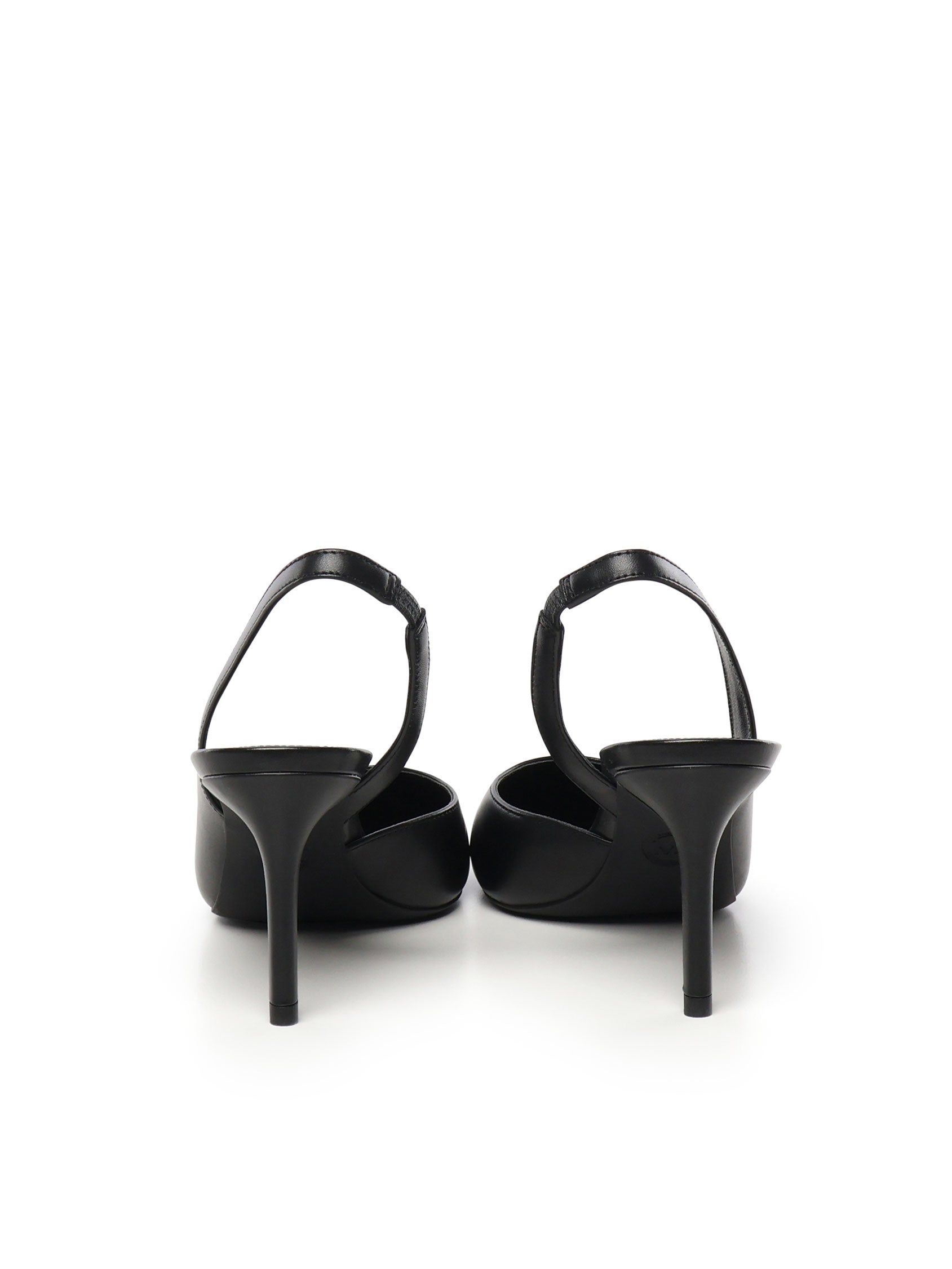 Michael Kors Flat Shoes Black Calfskin