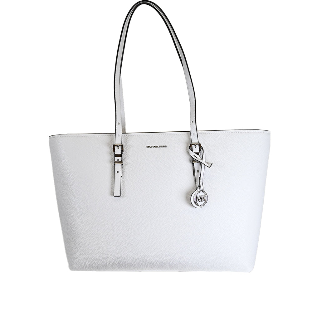 Lg Ew Tz Tote White Calf Leather | Bag