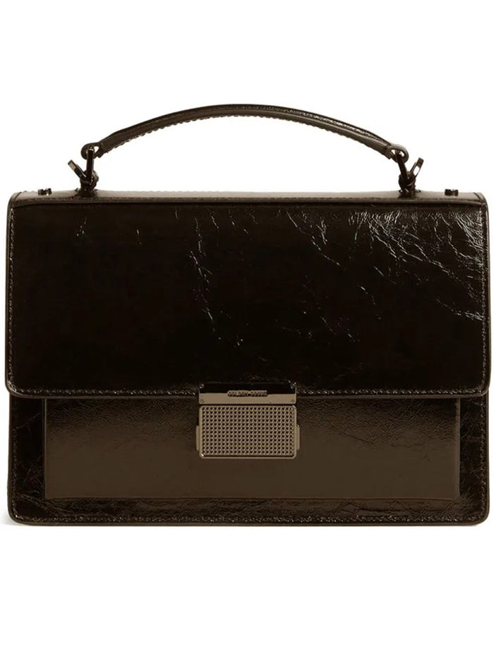 Venezia Bag Black Leather | Borsa