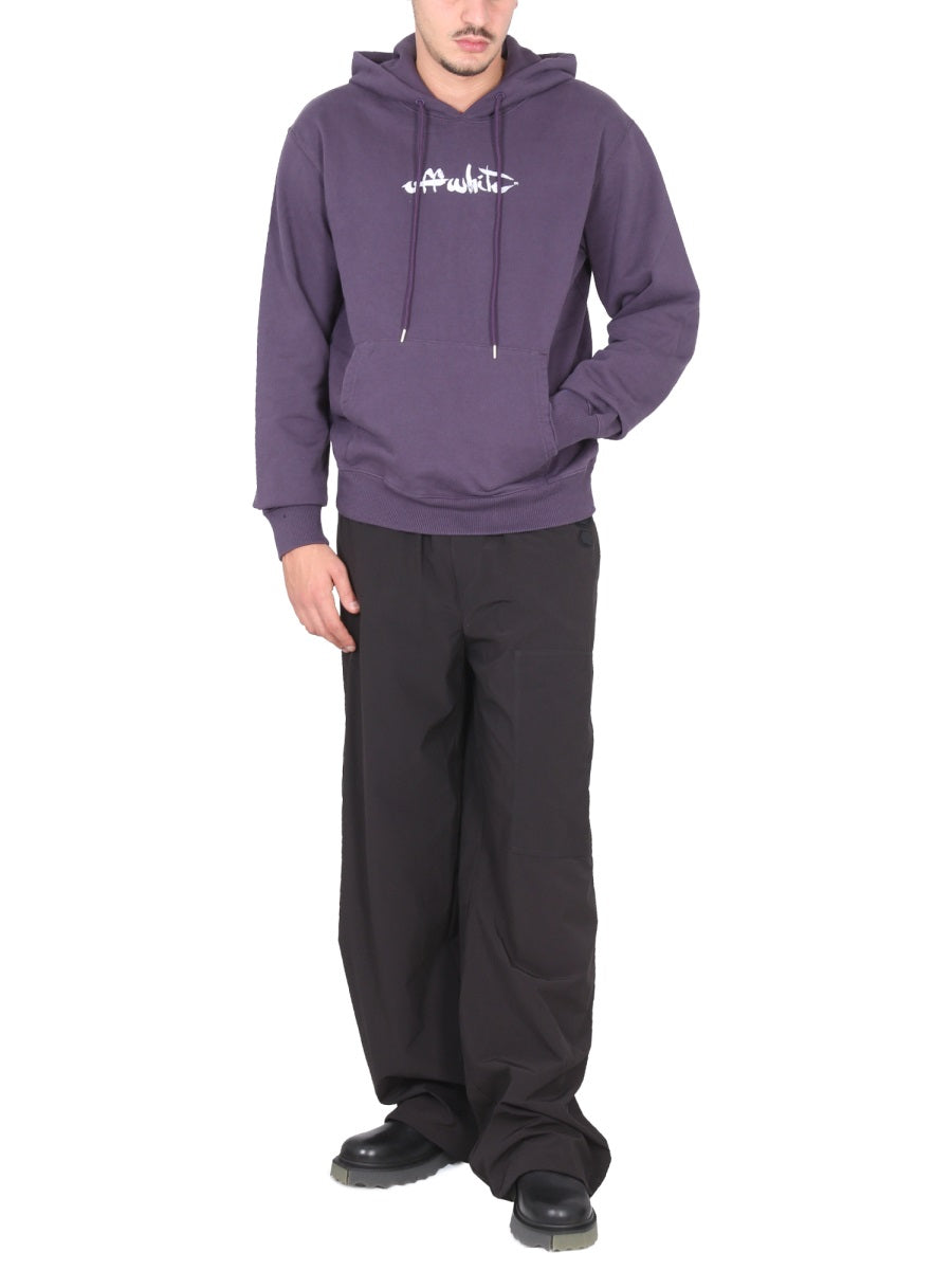 Wide Leg Pants Black Polyester Trousers
