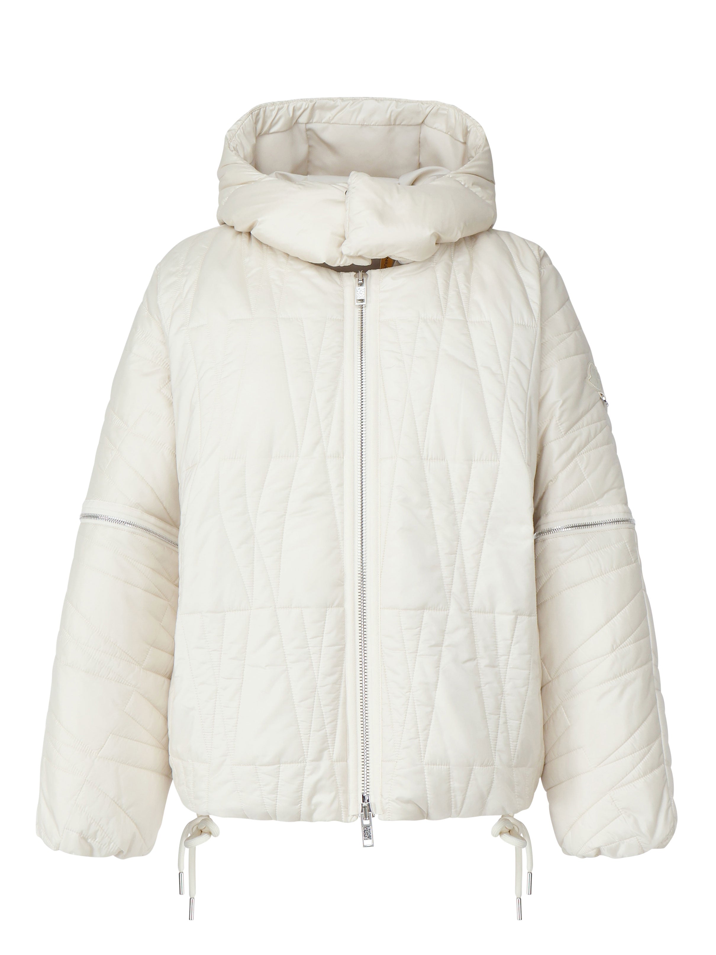 MONCLER GENIUS Coats White Polyester