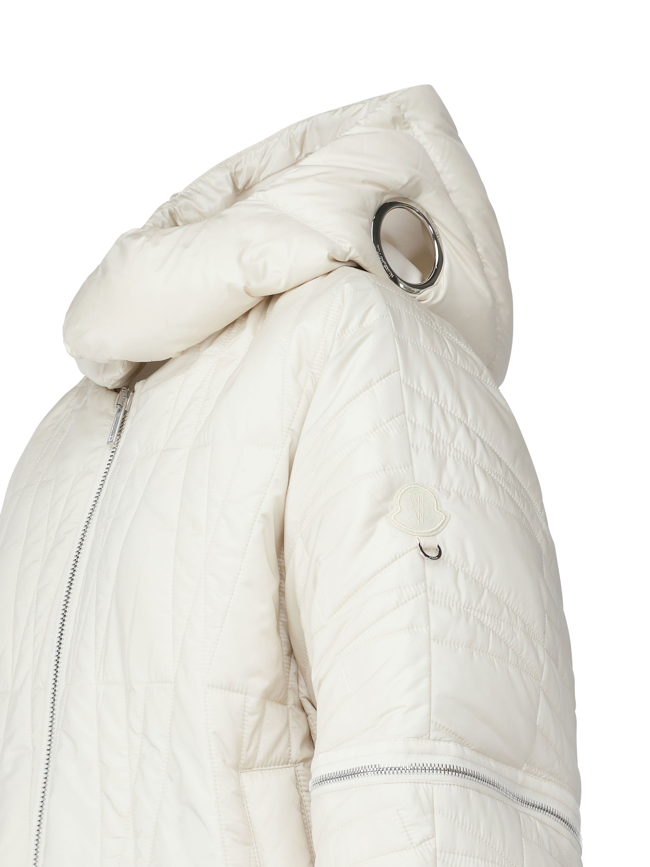 MONCLER GENIUS Coats White Polyester