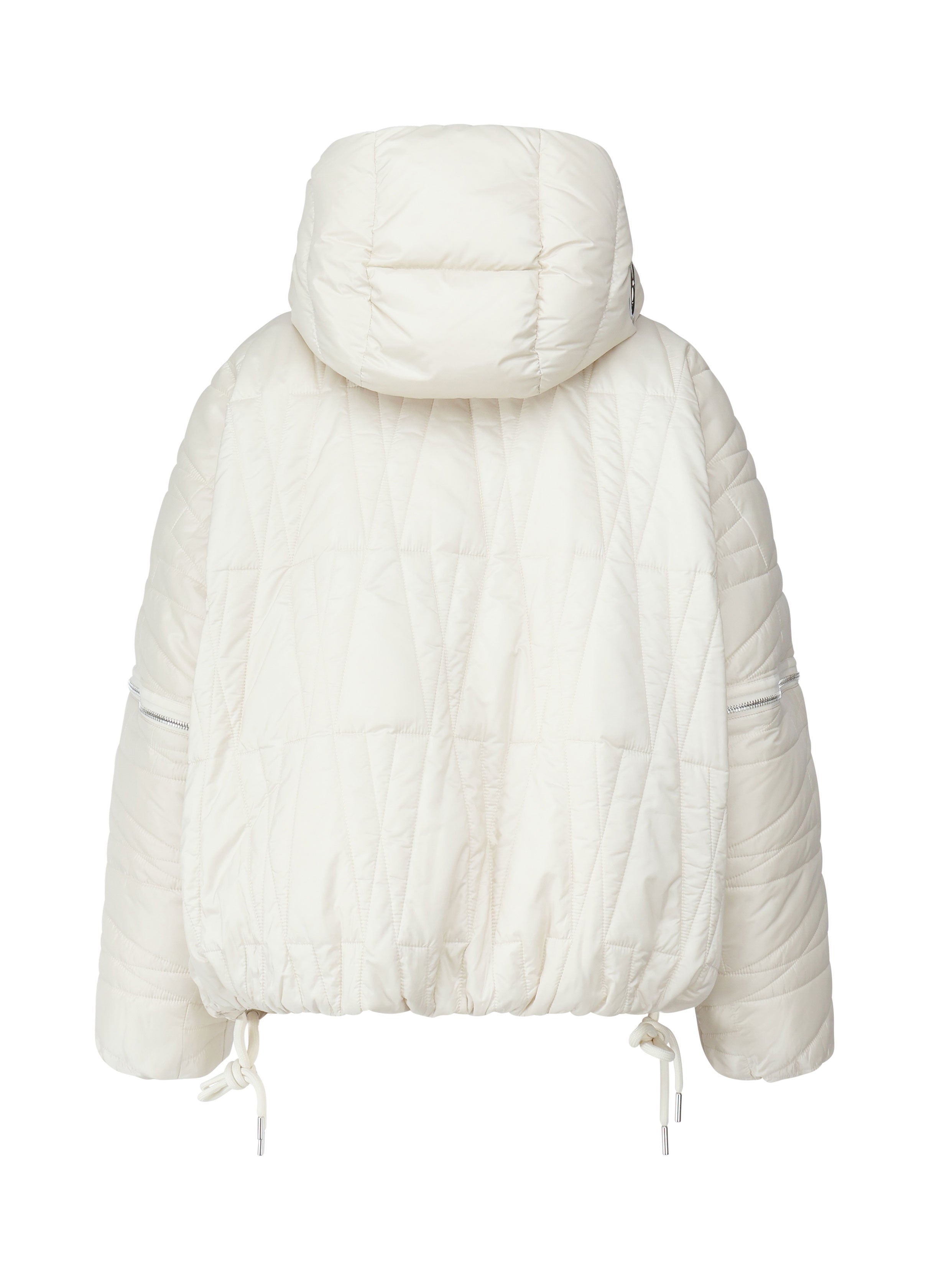MONCLER GENIUS Coats White Polyester