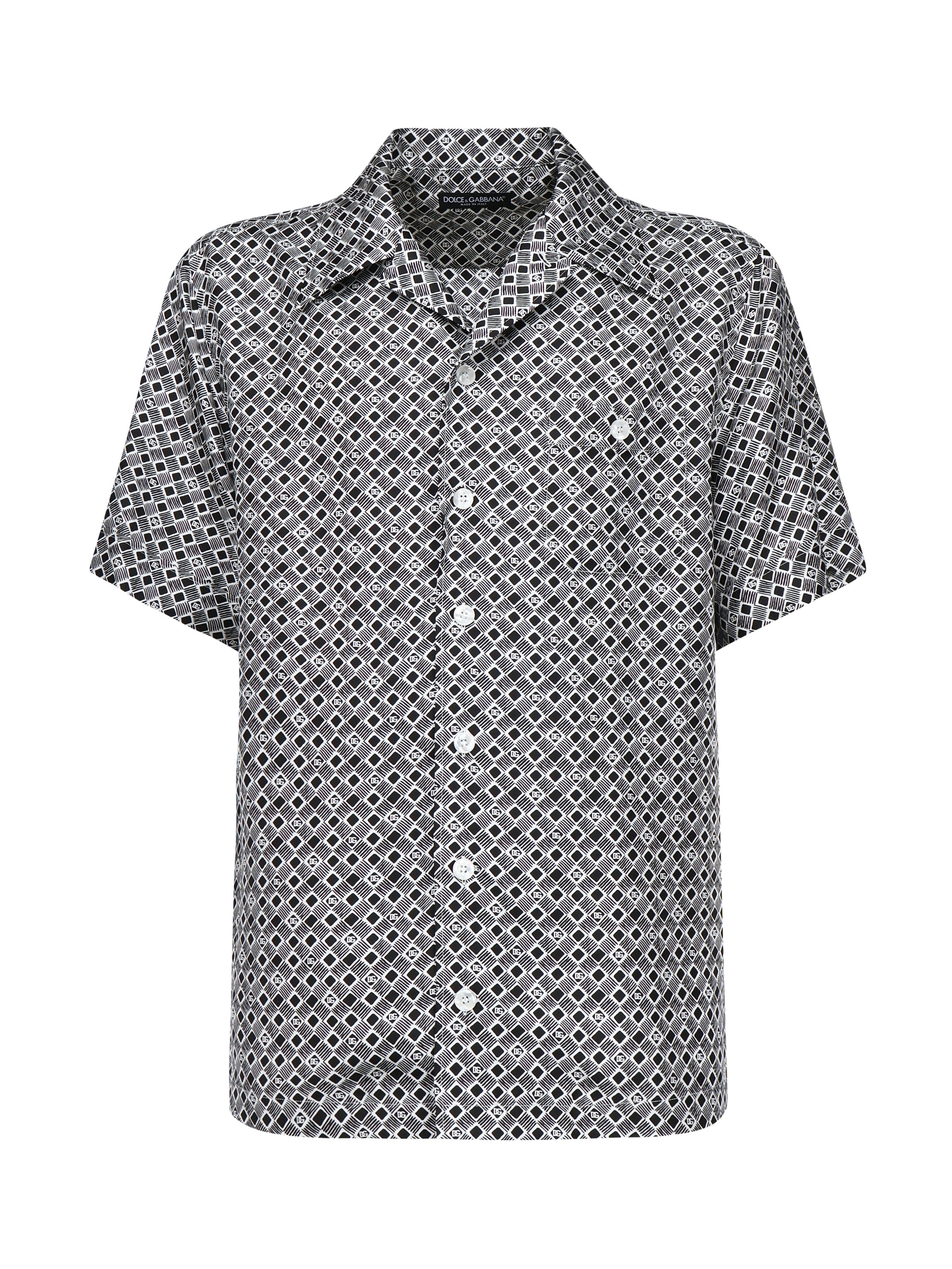 Dolce & Gabbana Shirts Grey Silk