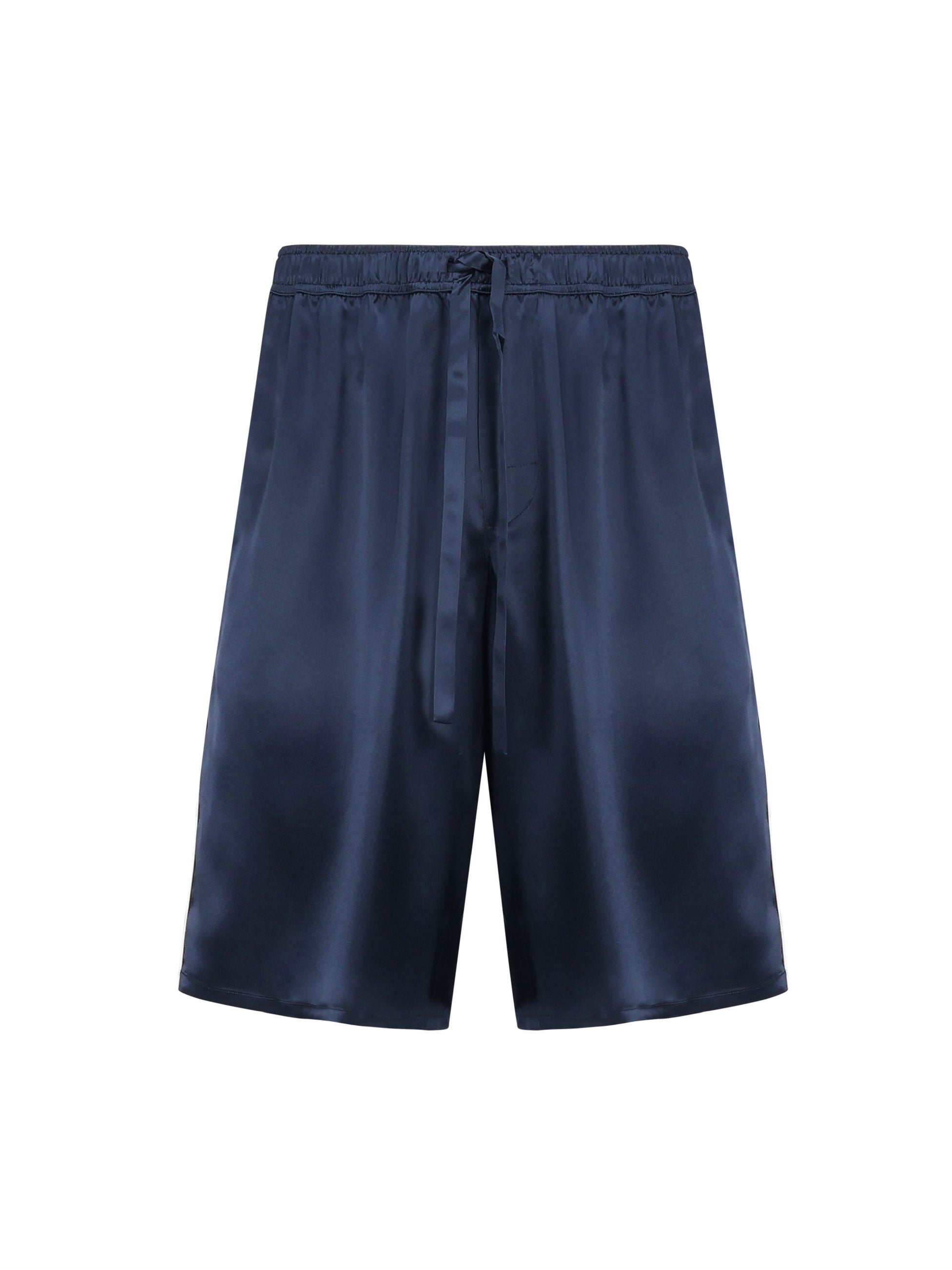 Dolce & Gabbana Shorts Blue Silk