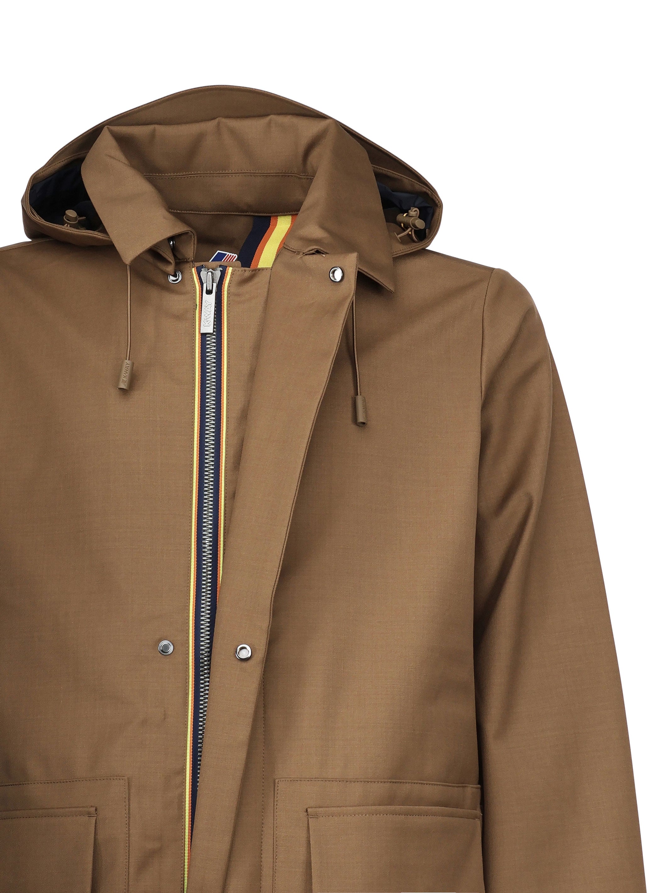 K-Way Coats Beige Polyester