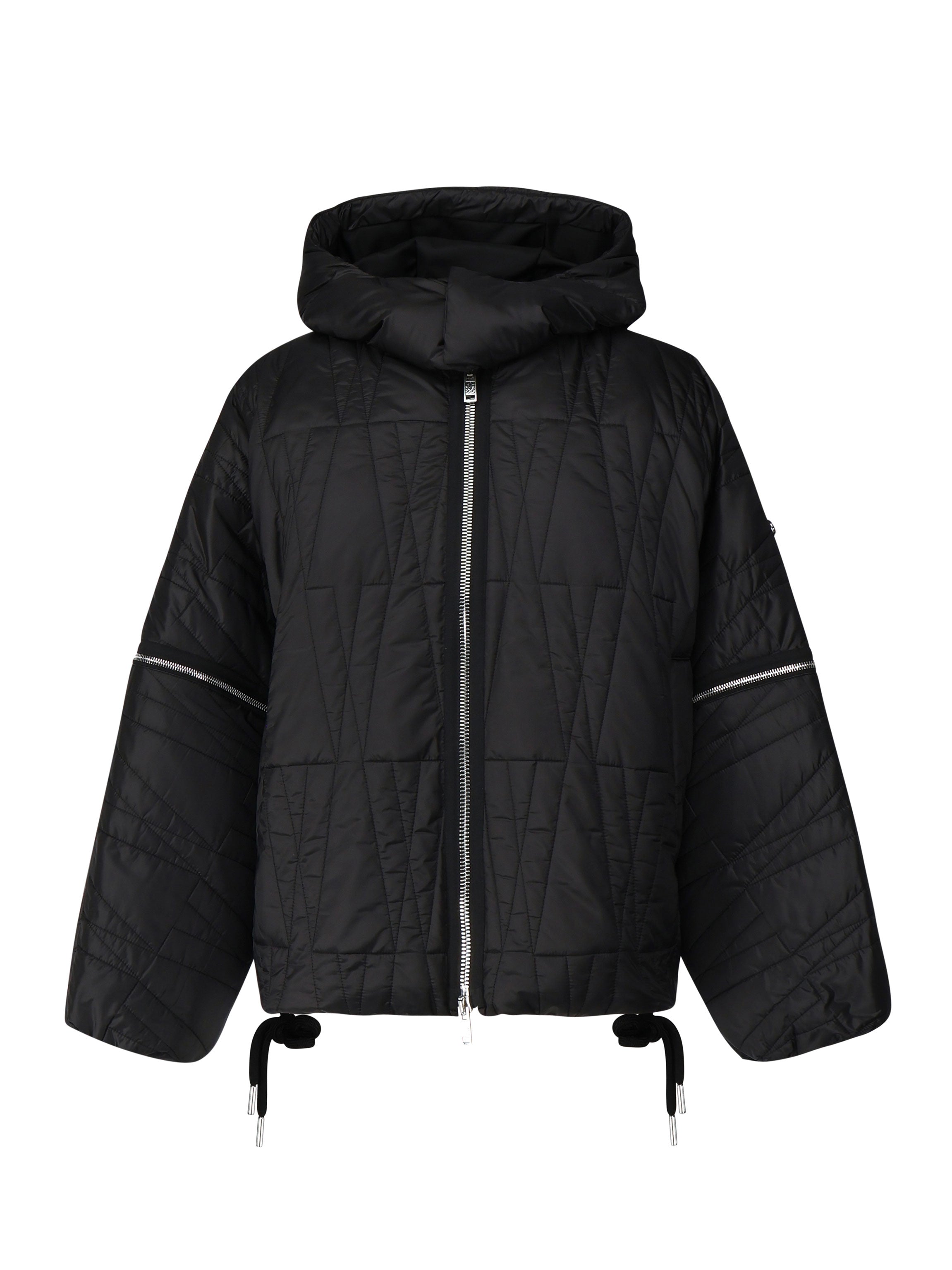 MONCLER GENIUS Coats Black Polyester