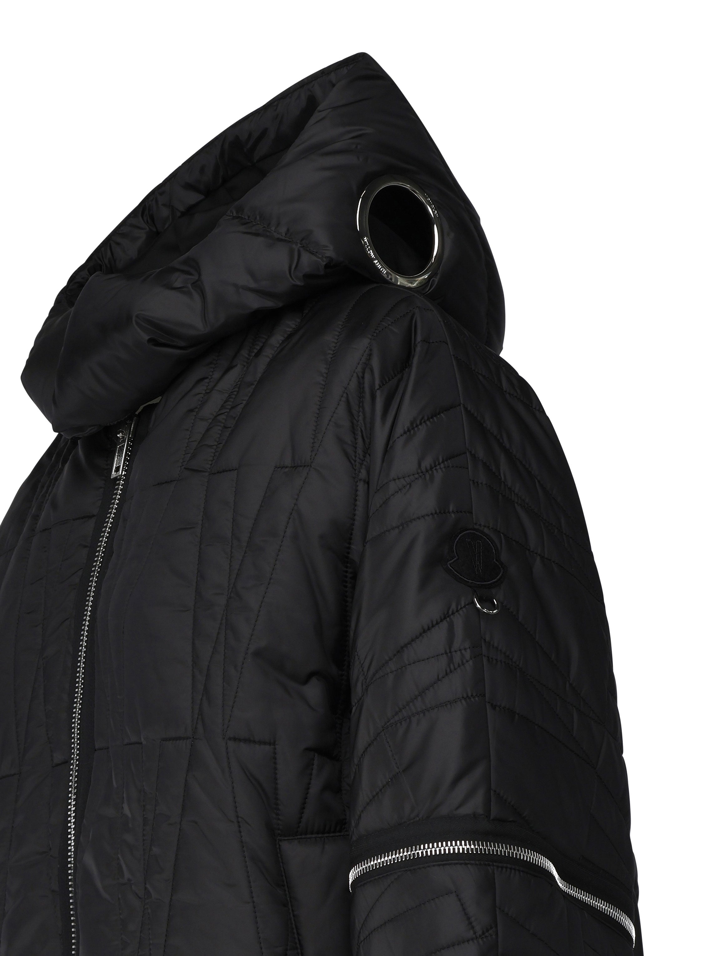 MONCLER GENIUS Coats Black Polyester