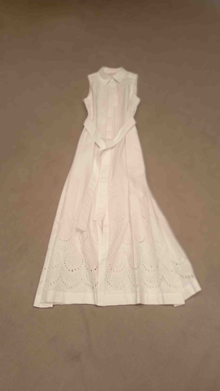 Cannes White Cotton | Dress