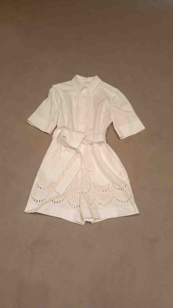 Cannes White Cotton | Dress
