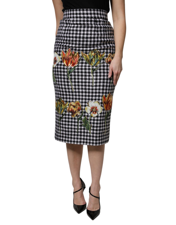 Dolce & Gabbana 99% Virgin Wool skirt in multicolor