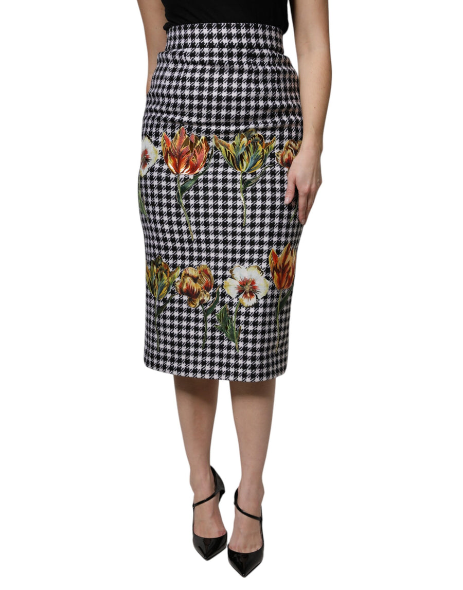 Dolce & Gabbana 99% Virgin Wool skirt in multicolor