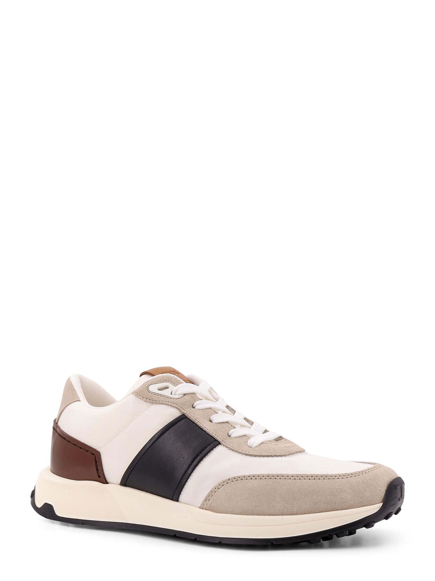 Tods Sneakers White Tessuto Tecnico/ Suede