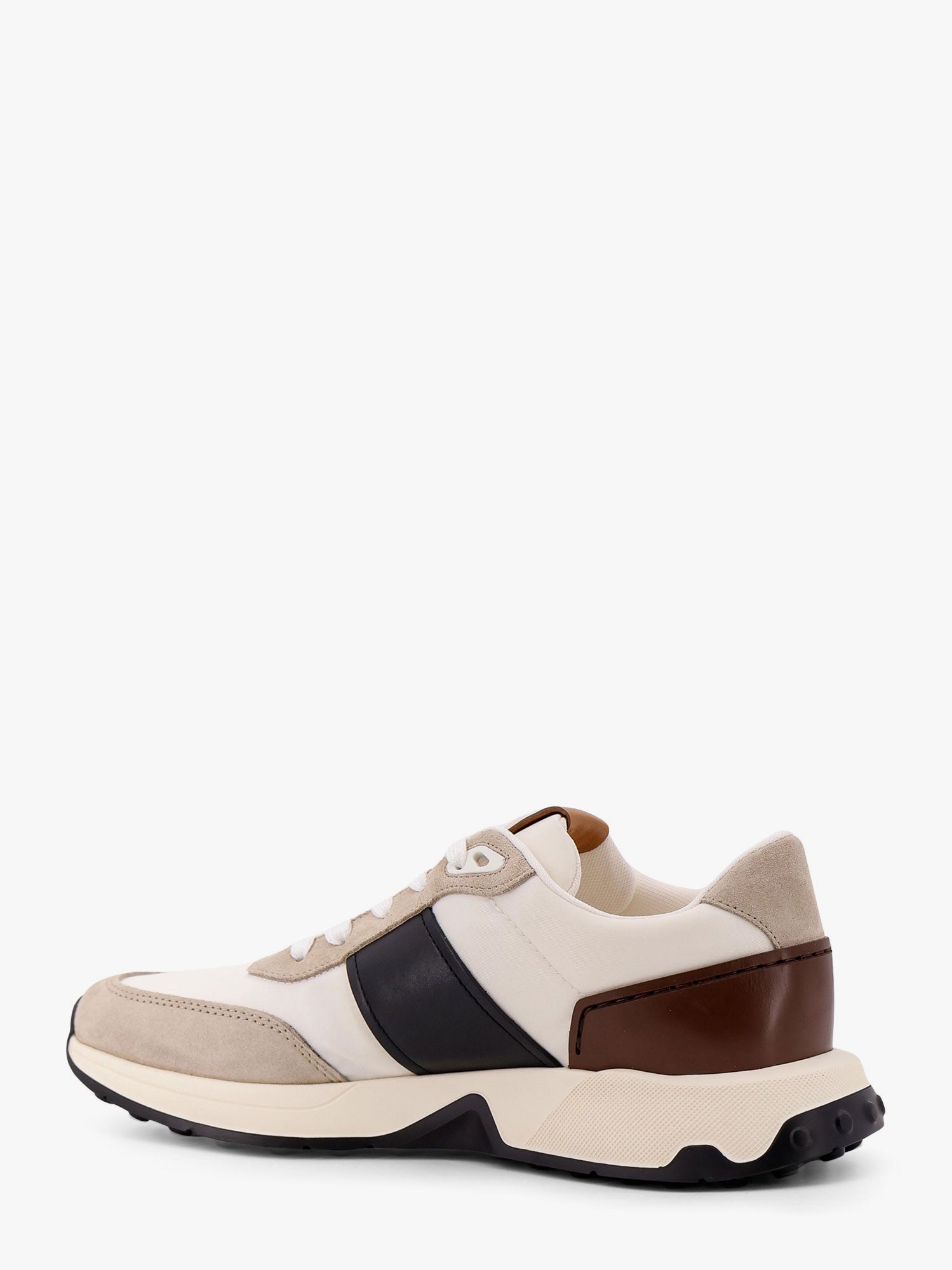 Tods Sneakers White Tessuto Tecnico/ Suede