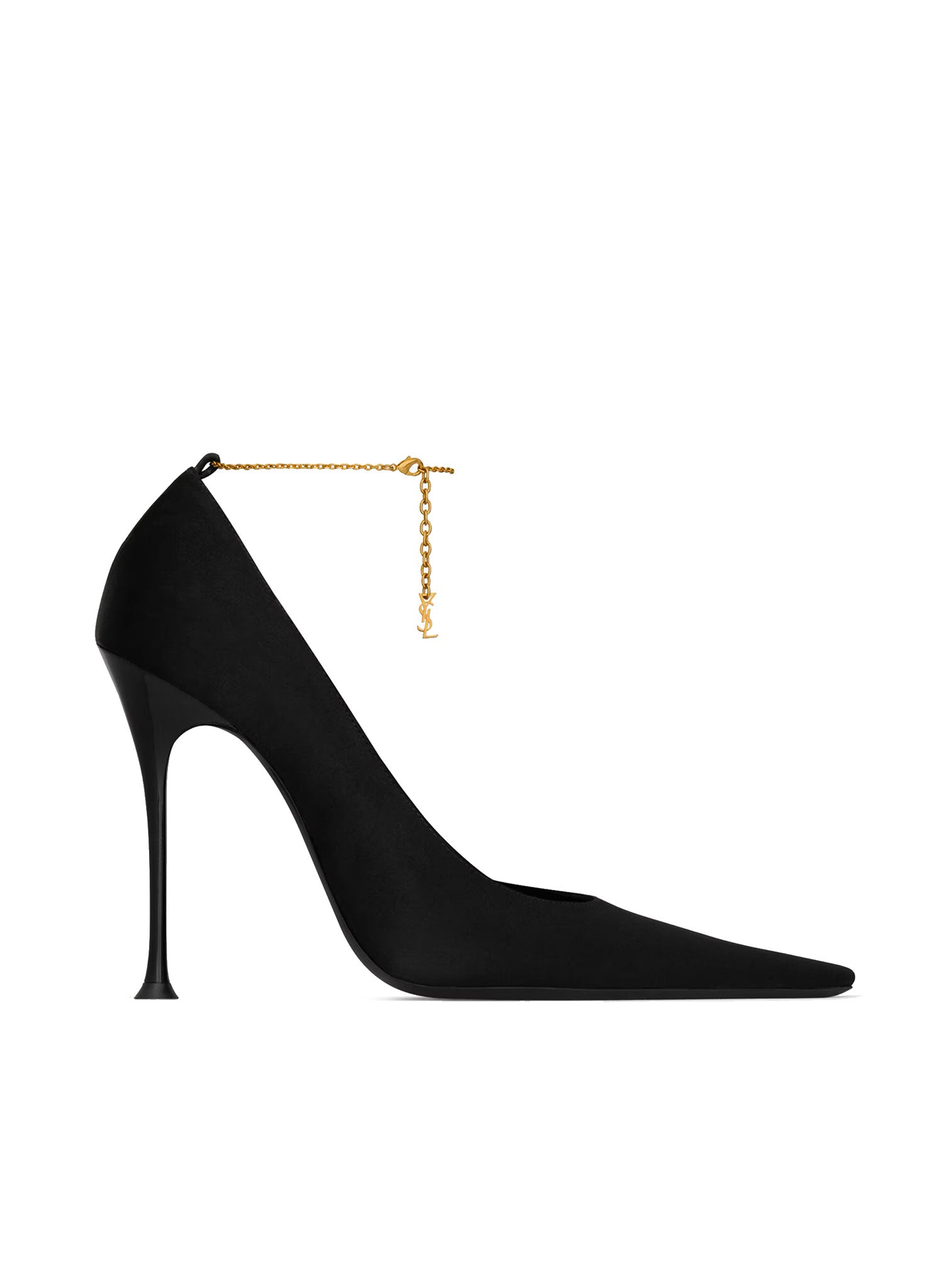 Saint Laurent With Heel Black Viscose