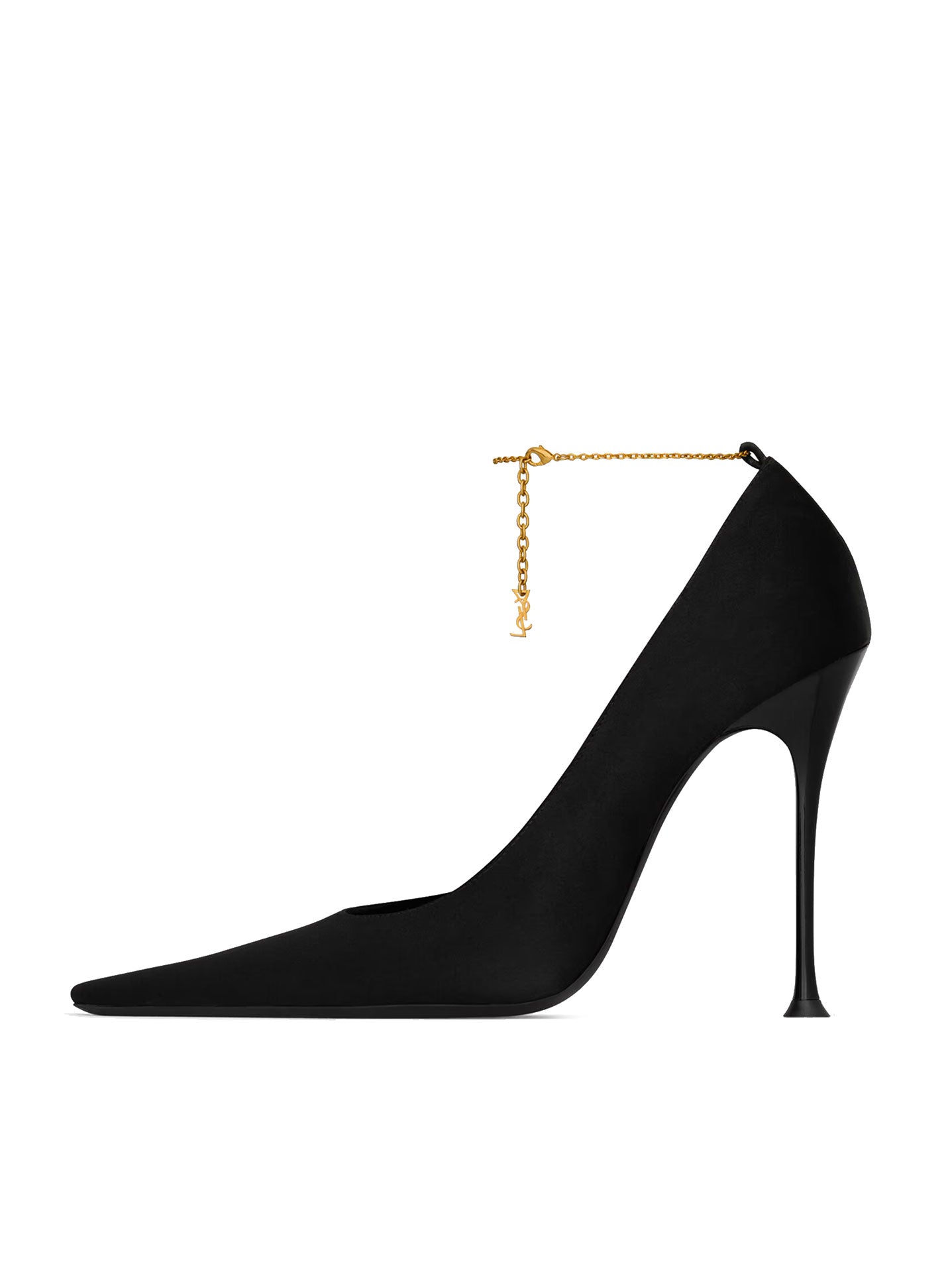 Saint Laurent With Heel Black Viscose