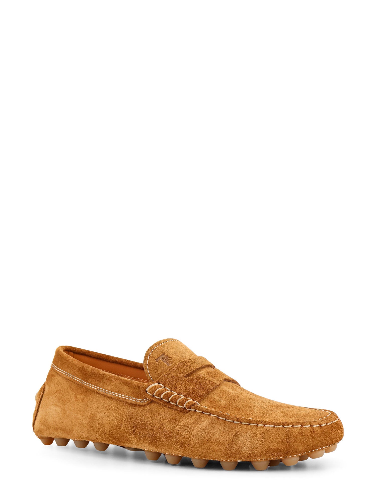Tods Flat shoes Beige Suede