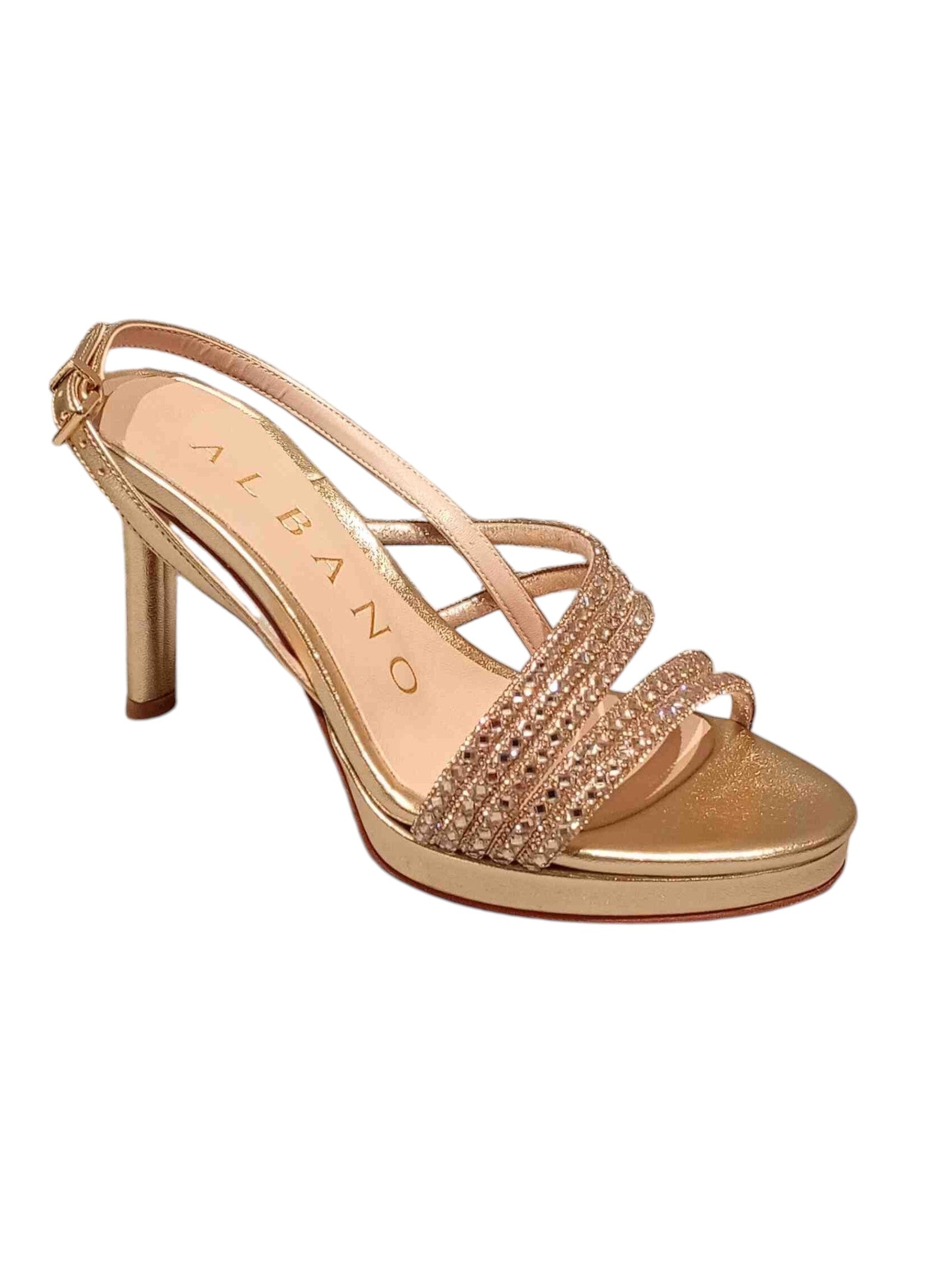 Strass Metallic Calf Leather | Shoe