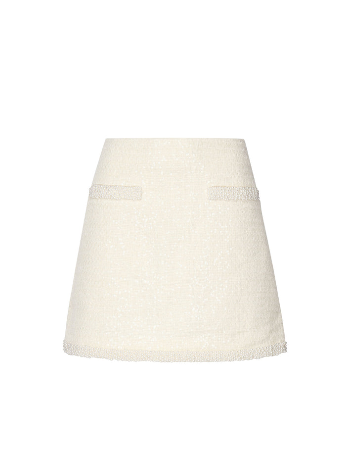 Self-Portrait Skirts White Acrylic